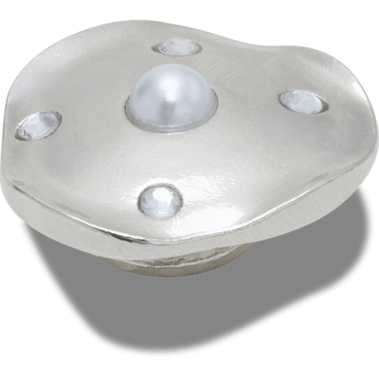 Silver and Pearl Disc Jibbitz™ charms | Crocs Women / Men