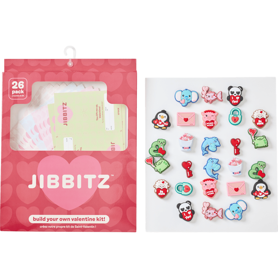 Valentines Day Card 26 Pack Jibbitz™ charms | Crocs Women / Men