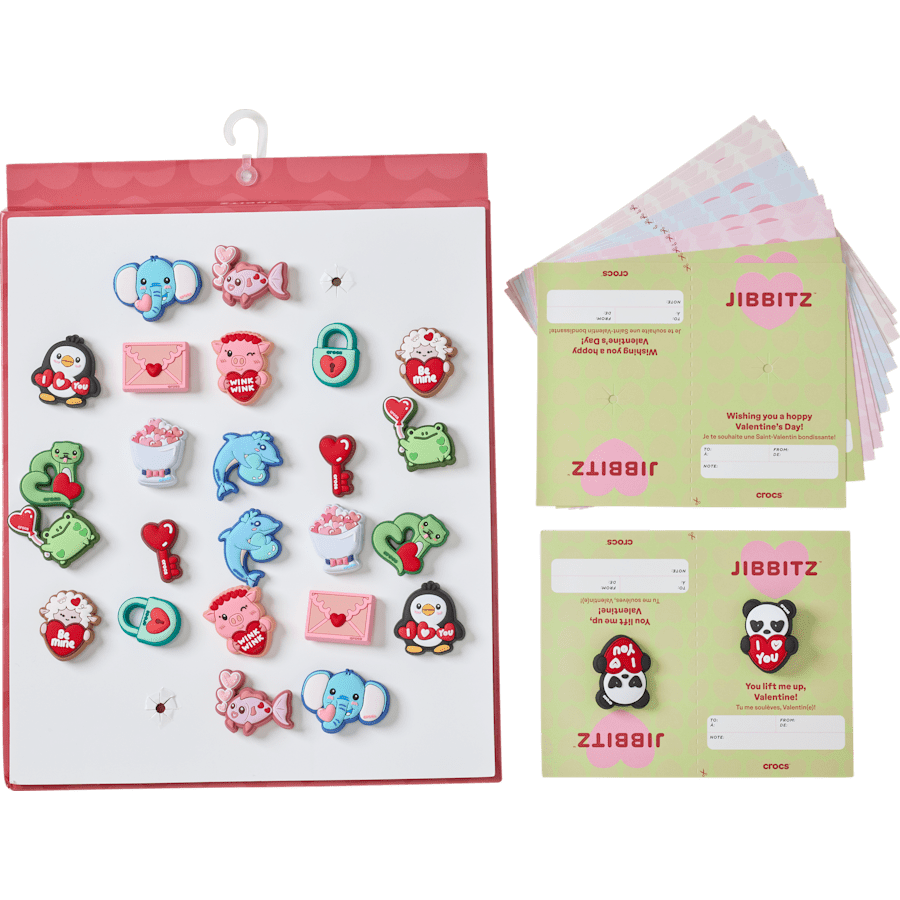 Valentines Day Card 26 Pack Jibbitz™ charms | Crocs Women / Men