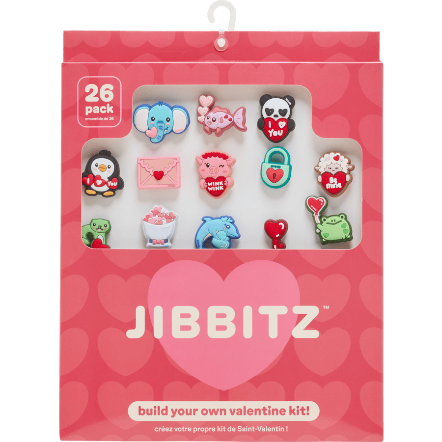 Valentines Day Card 26 Pack Jibbitz™ charms | Crocs Women / Men