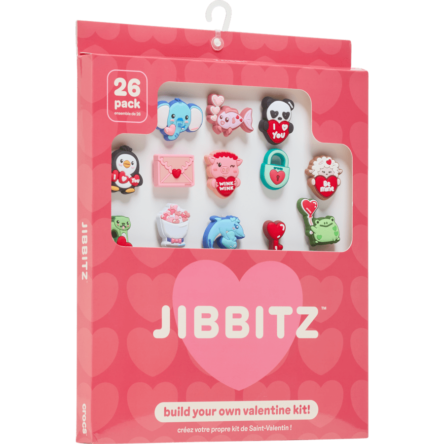 Valentines Day Card 26 Pack Jibbitz™ charms | Crocs Women / Men
