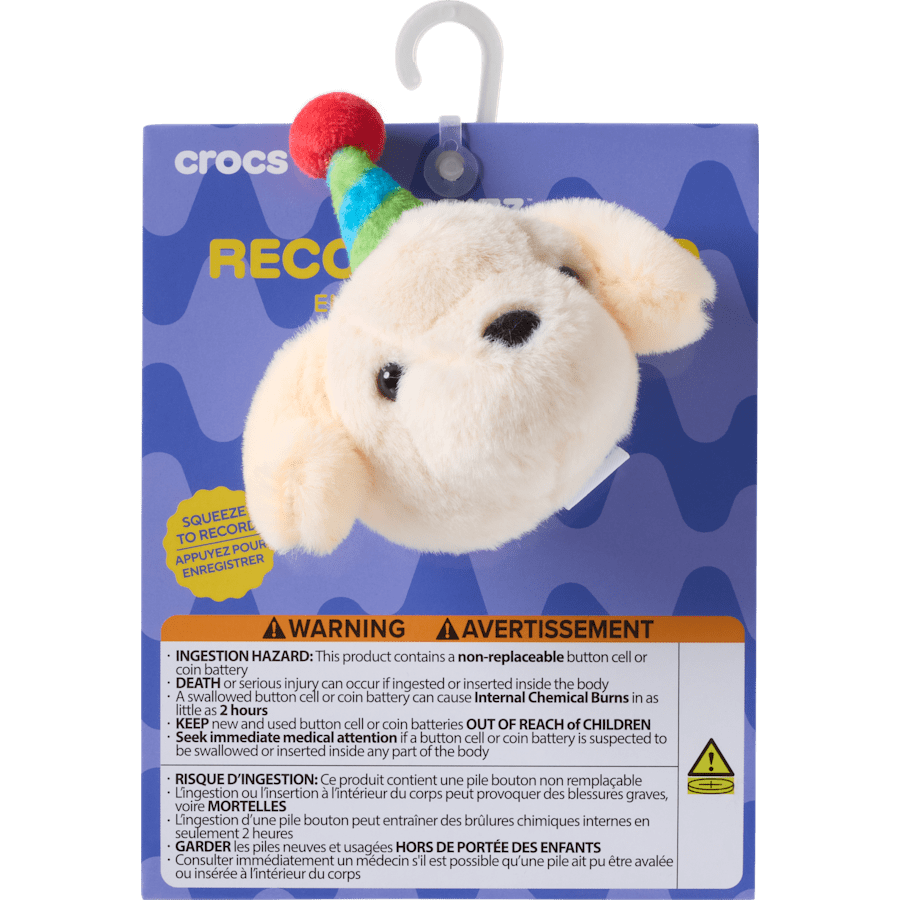 Record Your Own Sound Birthday Jibbitz™ charms | Crocs Women / Men