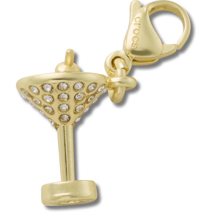 Gold Martini Charm Jibbitz charm | Crocs Women / Men / Kids