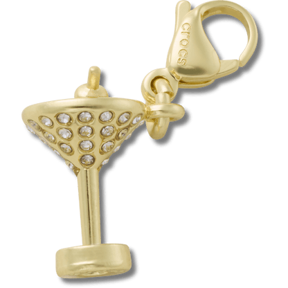 Gold Martini Charm Jibbitz charm | Crocs Women / Men / Kids