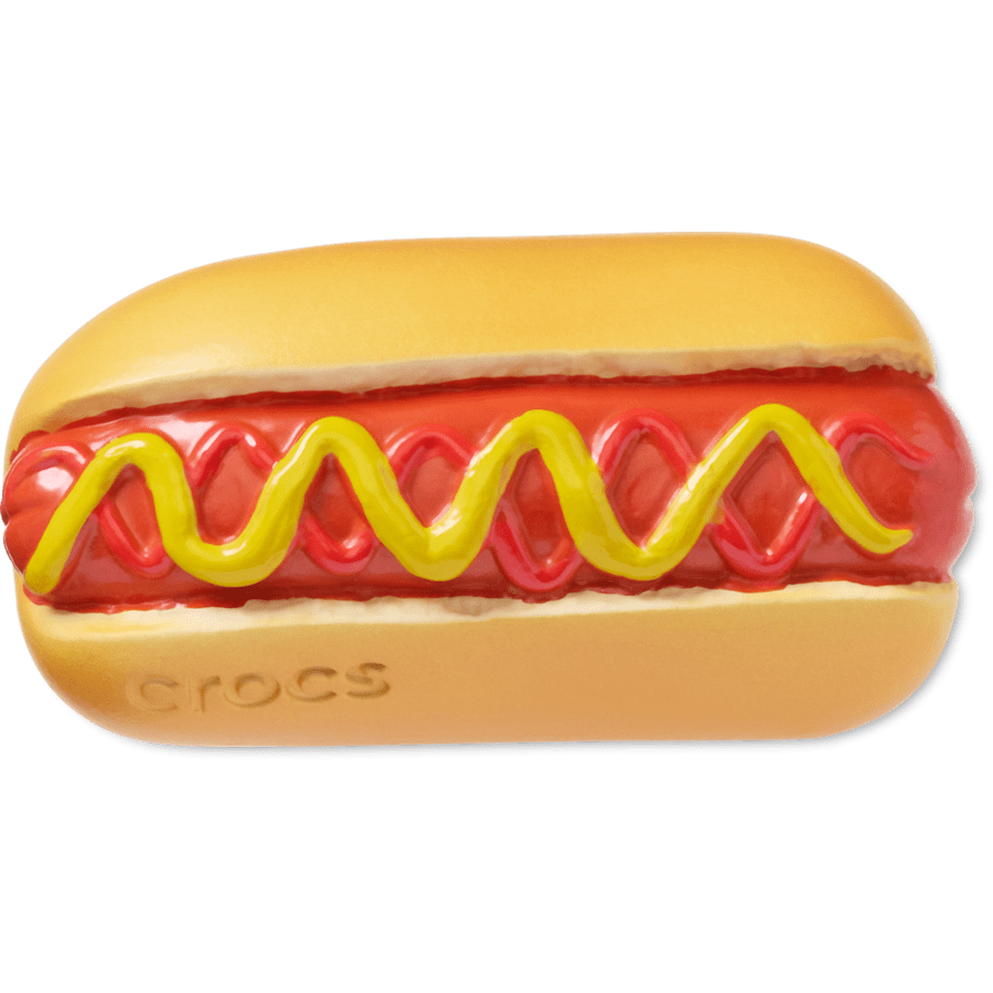 Hot Dog Dipped in Mustard Jibbitz™ charms | Crocs Women / Men