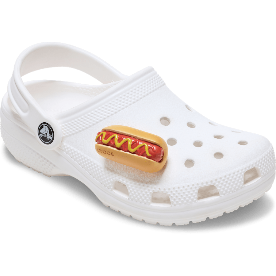 Hot Dog Dipped in Mustard Jibbitz™ charms | Crocs Women / Men