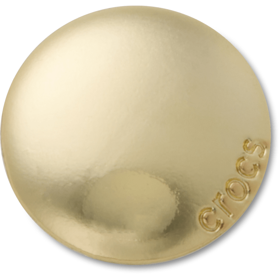 Large Gold Circle Stud Jibbitz™ charms | Crocs Women / Men