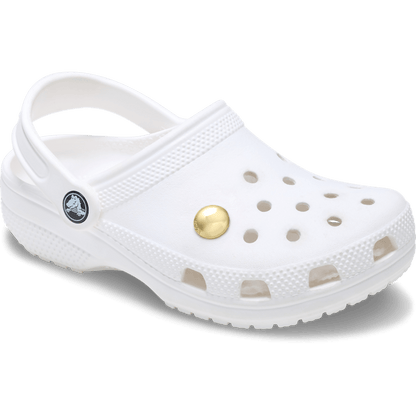 Large Gold Circle Stud Jibbitz™ charms | Crocs Women / Men