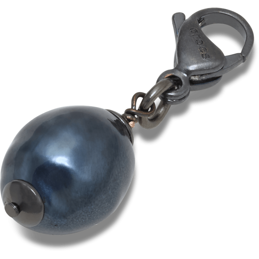 Silver Black SMT Pearl Charm Jibbitz charm | Crocs Women / Men / Kids