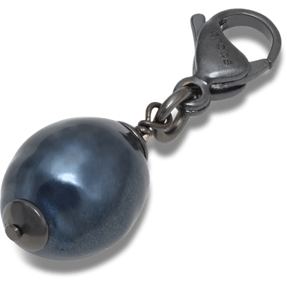 Silver Black SMT Pearl Charm Jibbitz charm | Crocs Women / Men / Kids