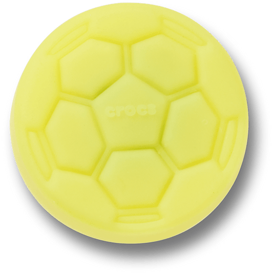 Lights Up Yellow Soccer Ball Jibbitz™ charms | Crocs Women / Men
