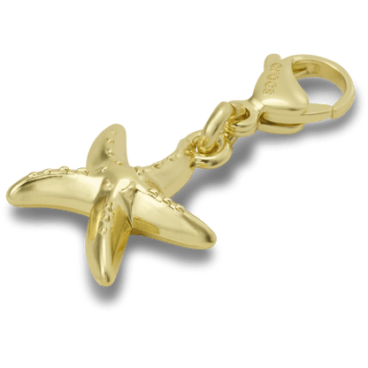 Gold Starfish Charm Jibbitz charm | Crocs Women / Men / Kids
