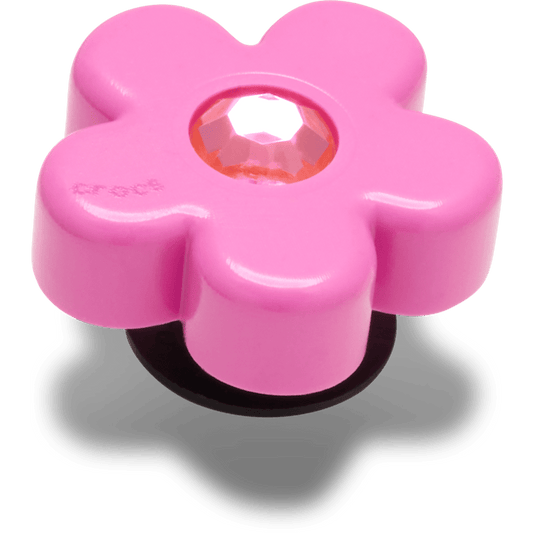 Bright Pink Flower With Gem Jibbitz™ charms | Crocs Women / Men