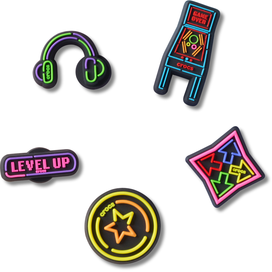 Level Up Gamer 5 Pack Jibbitz™ charms | Crocs Women / Men