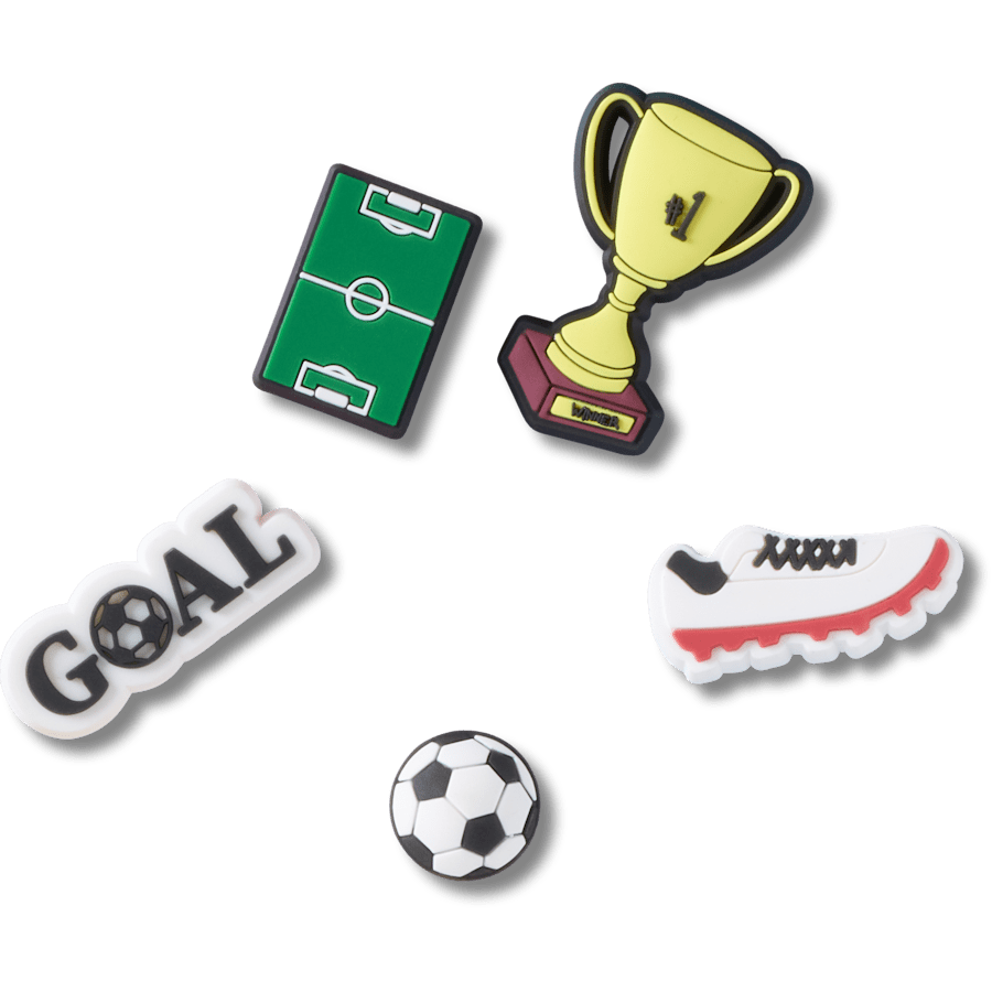 Soccer Star 5 Pack Jibbitz™ charms | Crocs Women / Men