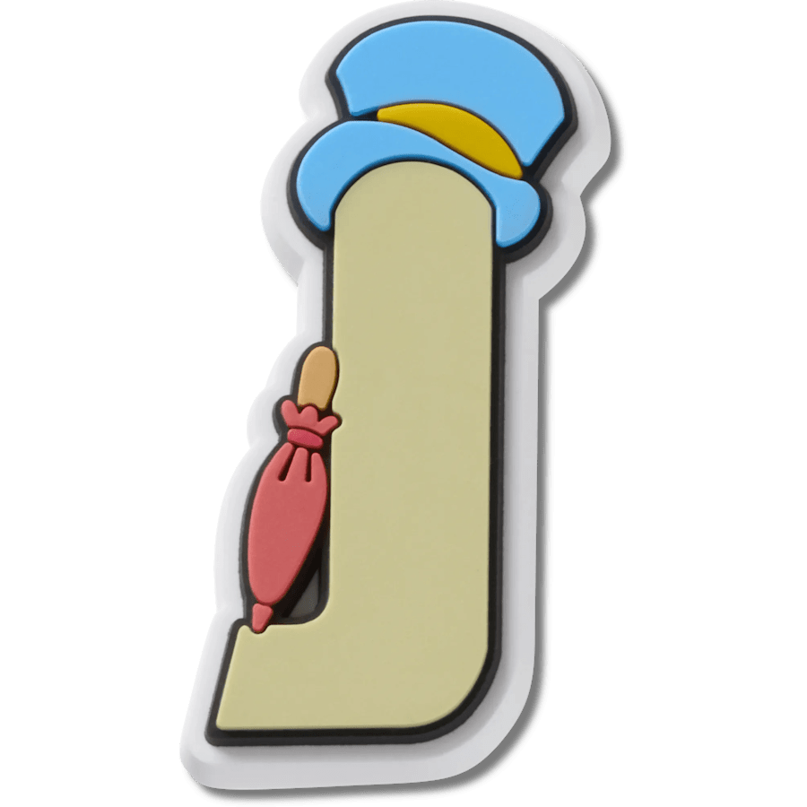 Disney Character Letter J Jibbitz™ charms | Crocs Women / Men / Kids
