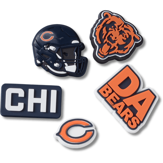 NFL Chicago Bears 5 Pack Jibbitz Shoe Charm | Crocs Women / Men