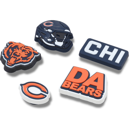 NFL Chicago Bears 5 Pack Jibbitz Shoe Charm | Crocs Women / Men
