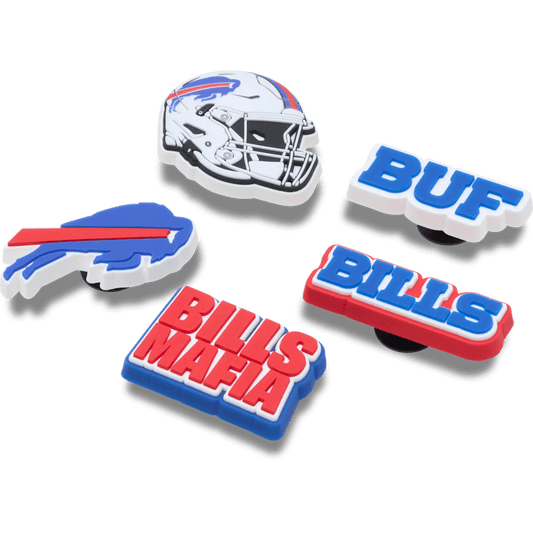 NFL Buffalo Bills 5 Pack Jibbitz Shoe Charm | Crocs Women / Men