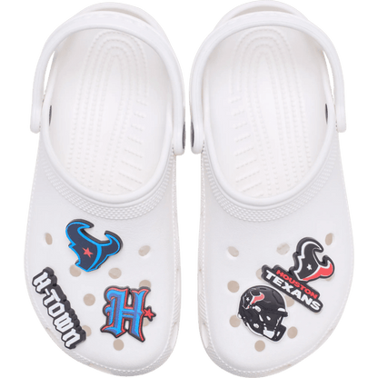 NFL Houston Texans 5 Pack Jibbitz Shoe Charm | Crocs Women / Men