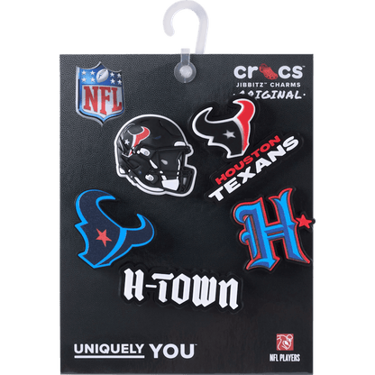 NFL Houston Texans 5 Pack Jibbitz Shoe Charm | Crocs Women / Men