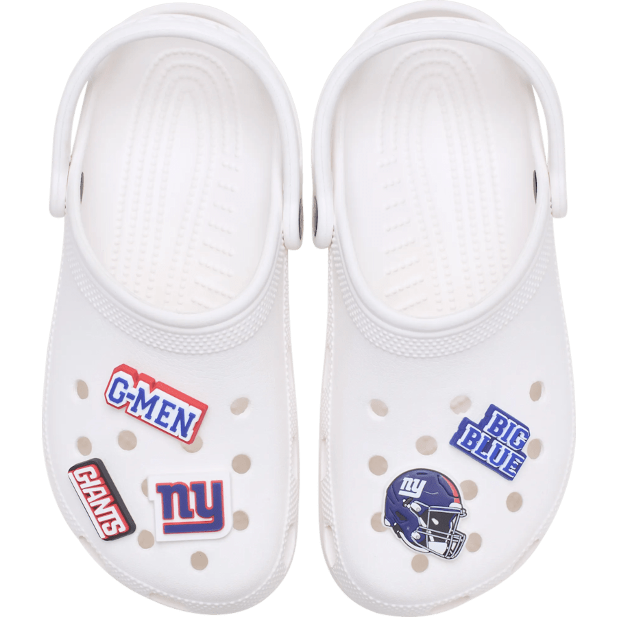 NFL New York Giants 5 Pack Jibbitz Shoe Charm | Crocs Women / Men