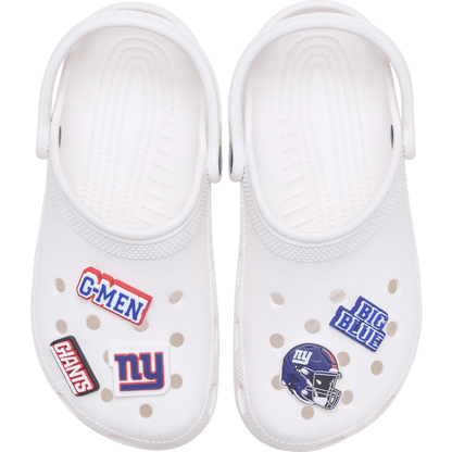 NFL New York Giants 5 Pack Jibbitz Shoe Charm | Crocs Women / Men