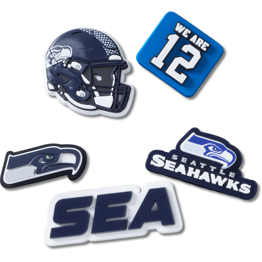 NFL Seattle Seahawks 5 Pack Jibbitz Shoe Charm | Crocs Women / Men
