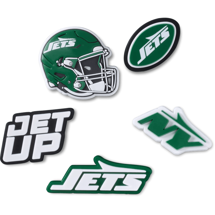 NFL New York Jets 5 Pack Jibbitz Shoe Charm | Crocs Women / Men