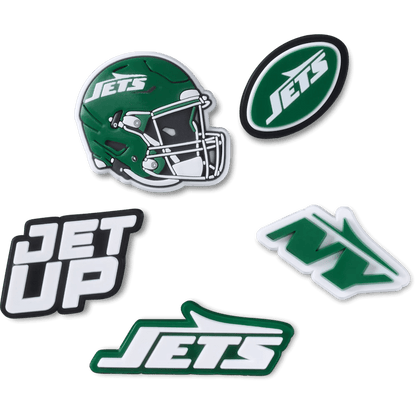 NFL New York Jets 5 Pack Jibbitz Shoe Charm | Crocs Women / Men