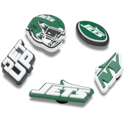 NFL New York Jets 5 Pack Jibbitz Shoe Charm | Crocs Women / Men