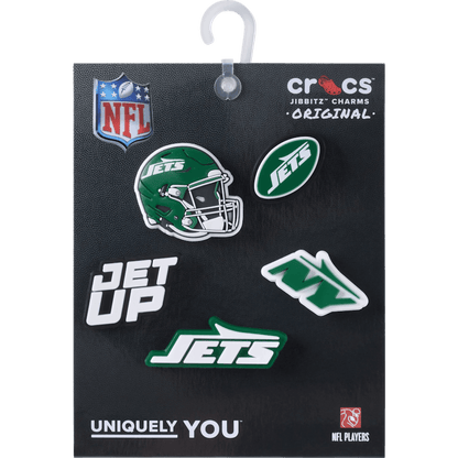 NFL New York Jets 5 Pack Jibbitz Shoe Charm | Crocs Women / Men
