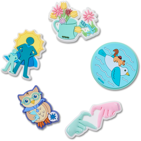 Got Your Back 5 Pack Jibbitz™ charms | Crocs Women / Men