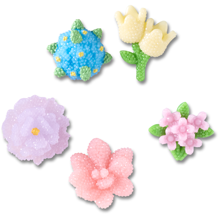 Beaded Flowers 5 Pack Jibbitz™ charms | Crocs Women / Men