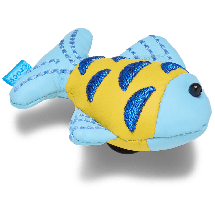 Blue and Gold Sparkle Fish Jibbitz™ charms | Crocs Women / Men
