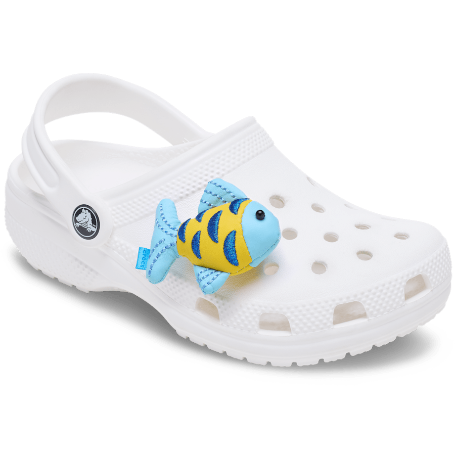 Blue and Gold Sparkle Fish Jibbitz™ charms | Crocs Women / Men