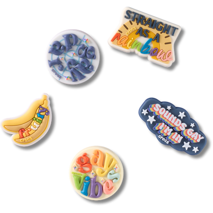 Irreverent Pride 5 Pack Jibbitz™ charms | Crocs Women / Men