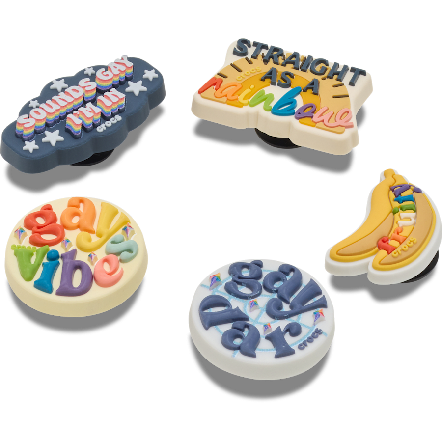 Irreverent Pride 5 Pack Jibbitz™ charms | Crocs Women / Men