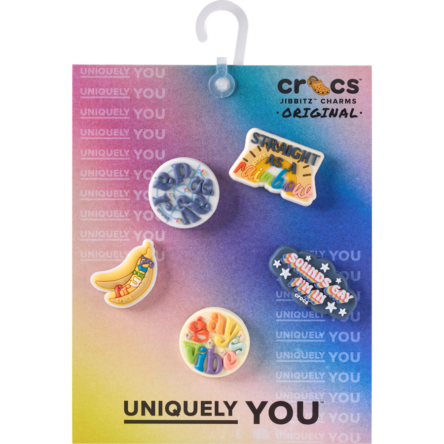 Irreverent Pride 5 Pack Jibbitz™ charms | Crocs Women / Men
