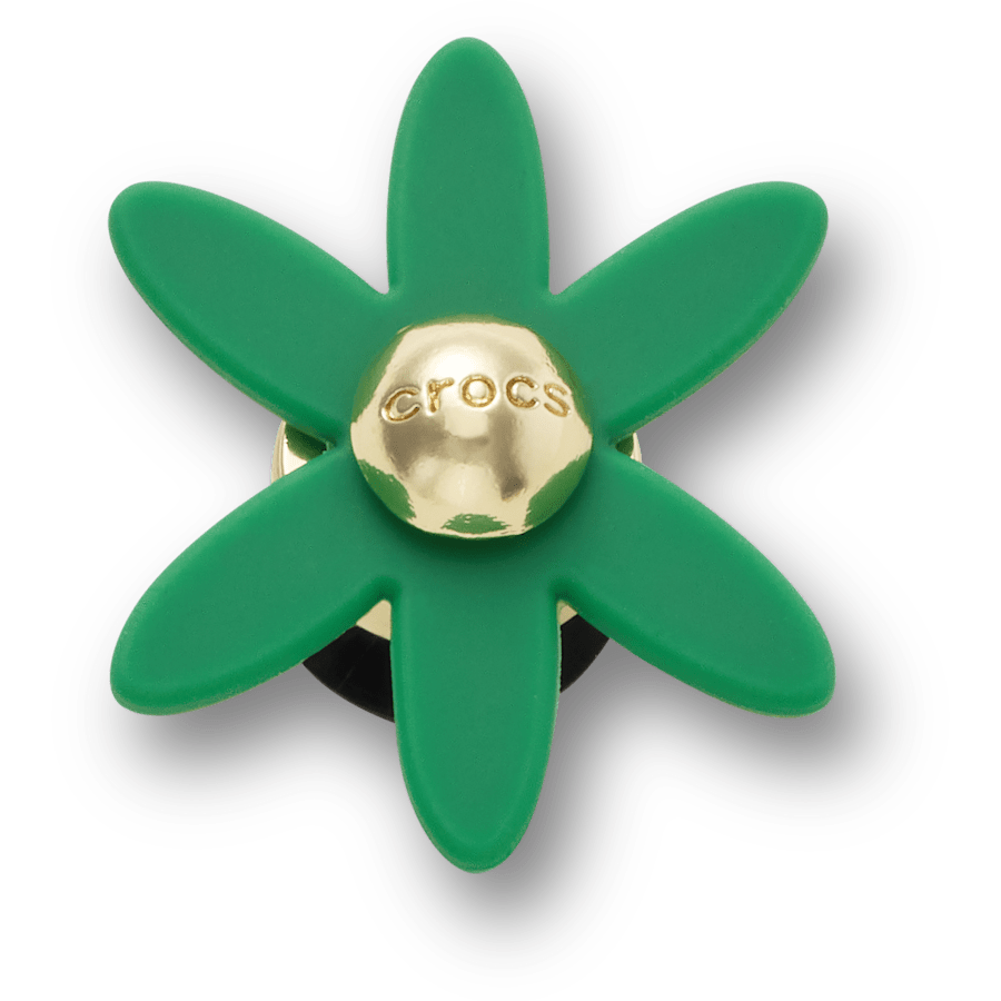 Retro Green Spinner Flower Jibbitz™ charms | Crocs Women / Men