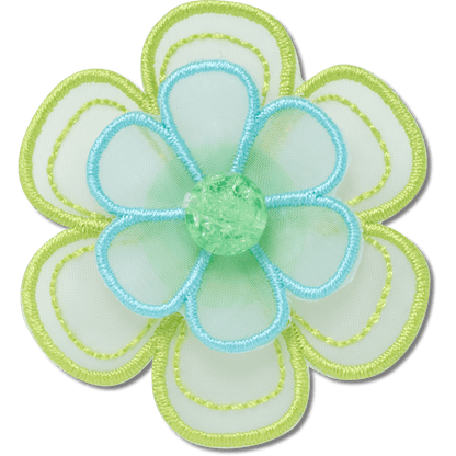 Green Mesh Flower Jibbitz™ charms | Crocs Women / Men