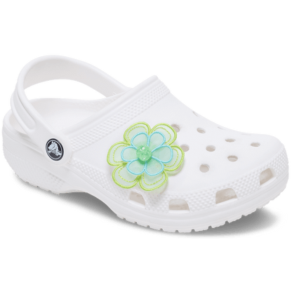 Green Mesh Flower Jibbitz™ charms | Crocs Women / Men