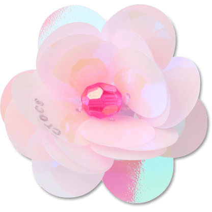 Sequin Pink Flower Jibbitz™ charms | Crocs Women / Men