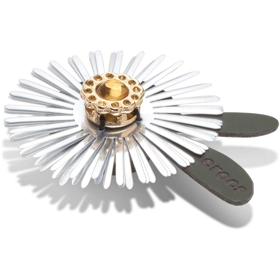 Silver Sequin Flower Jibbitz™ charms | Crocs Women / Men
