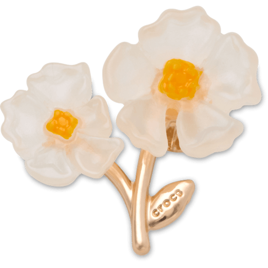 White Floral Blossom Jibbitz™ charms | Crocs Women / Men