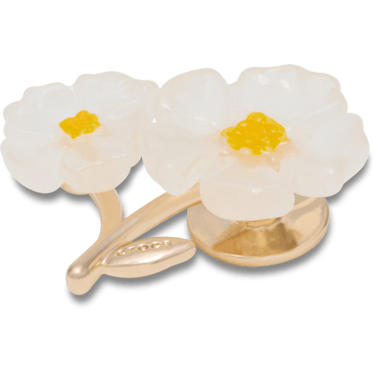 White Floral Blossom Jibbitz™ charms | Crocs Women / Men