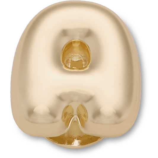Gold Bubble Letter A Jibbitz™ charms | Crocs Women / Men