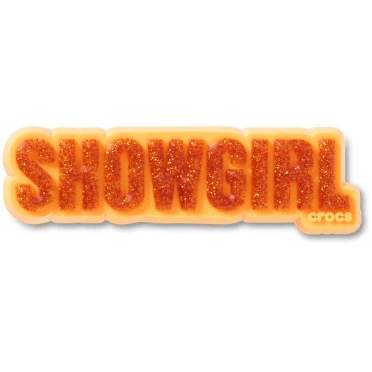 Orange Glitter Sign Jibbitz™ charms | Crocs Women / Men