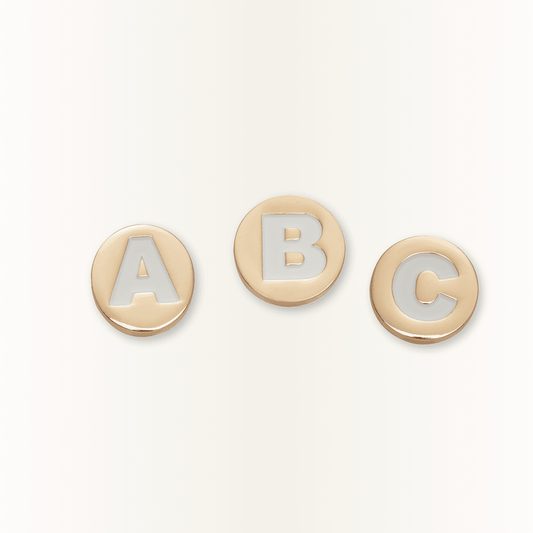 Gold Letter A-Z Jibbitz Shoe Charm | Crocs Women / Men