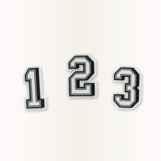 Number 0-9 Jibbitz Shoe Charm | Crocs Women / Men